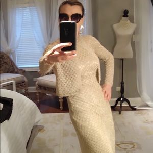 Carmen Marc Valvo evening dress set